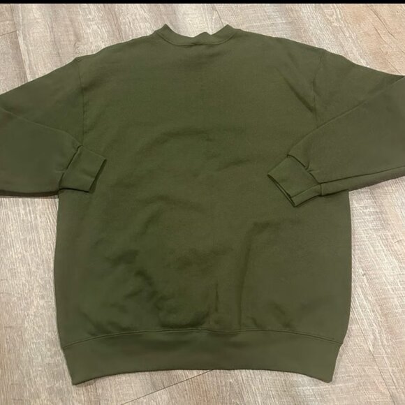 Vintage USMC Sweatshirt Mens Large Green 1990s Marine Corp - Picture 5 of 5